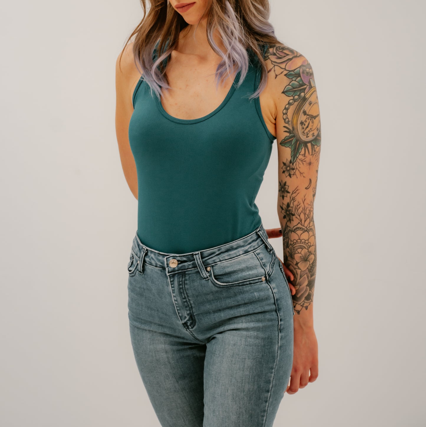 Scoop Neck Bodysuit
